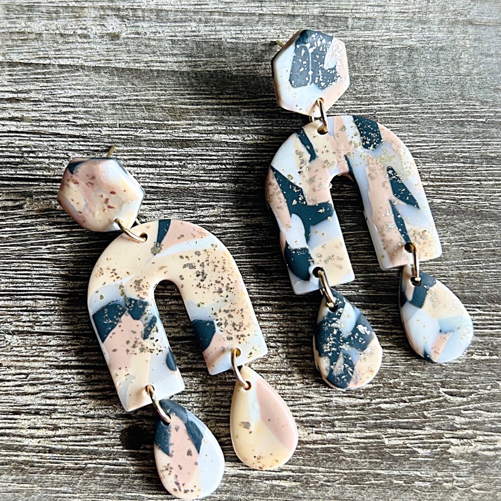 New Neutral Clay Earrings